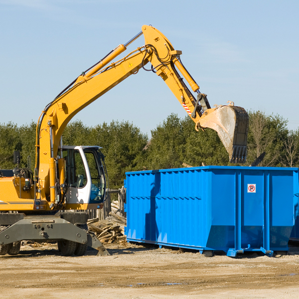 what size residential dumpster rentals are available in Komatke